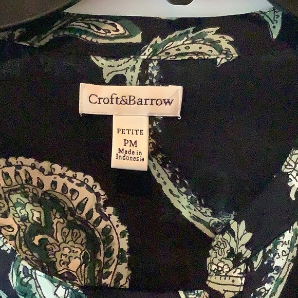 πΉRight blend of classy & Special Printed women dress buttons down size PM - Picture 3 of 13